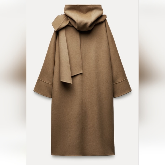 BNWT! DOUBLE SIDED WOOL COAT ZW COLLECTION( original price 429 plus tax) - Picture 3 of 10